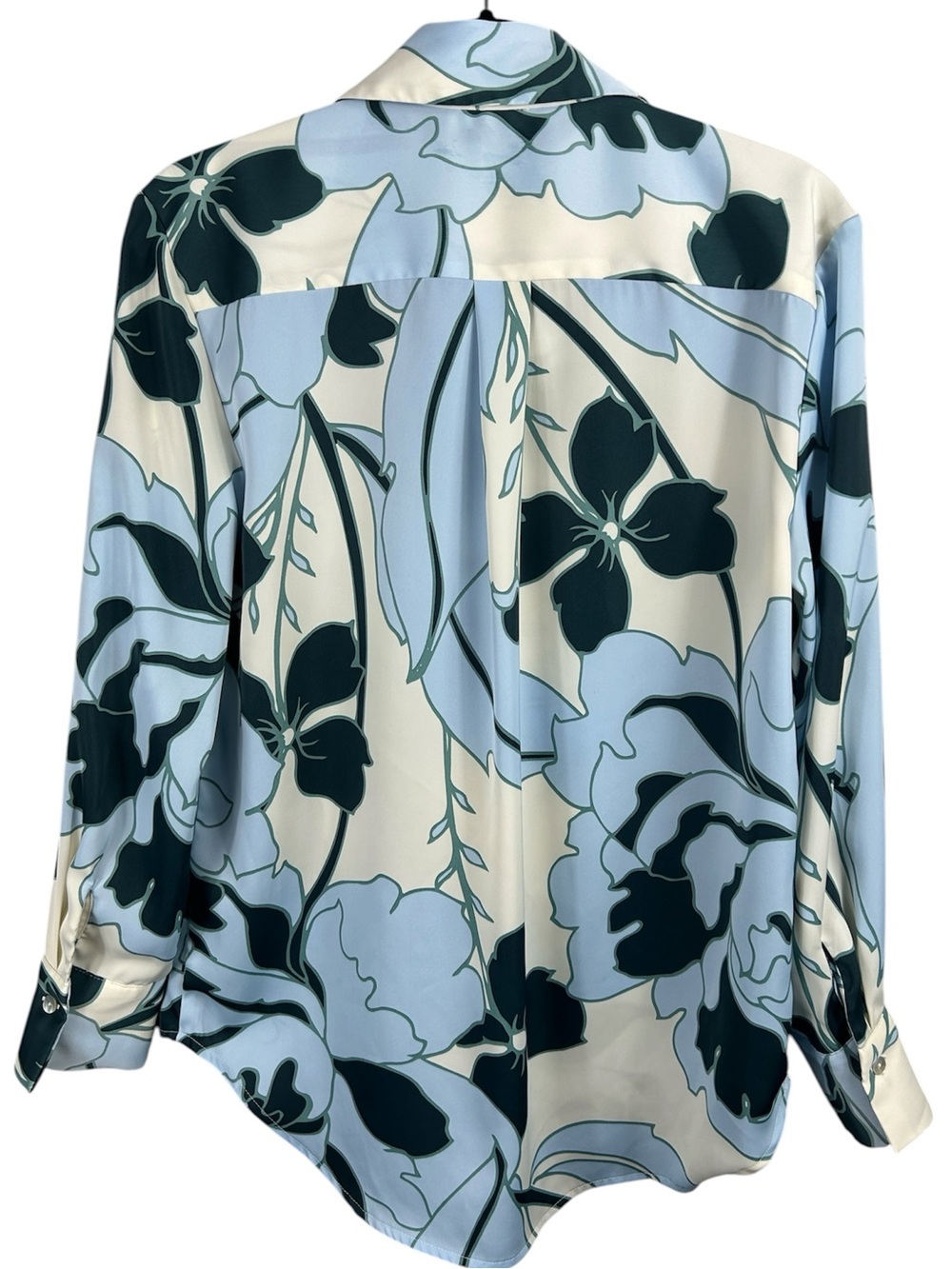 Joie Abstract Floral Button-Up Blouse Size M - Picture 6 of 7
